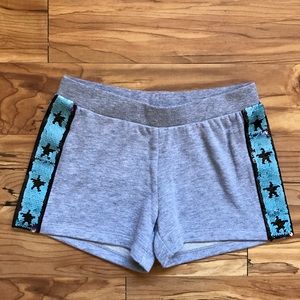 NWT Jersey Shorts with Flip Sequin Trim